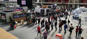 ABN Amro interactieve installatie rij
